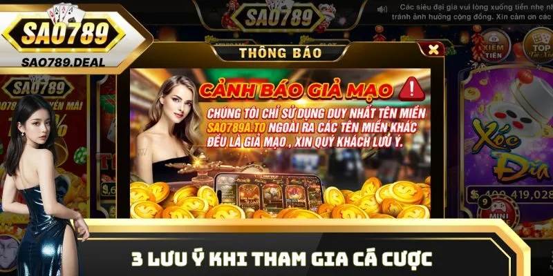 Hướng Dẫn Sao789 - Tất Tần Tật Hướng Dẫn Cho Người Mới 3 3 lưu ý khi tham gia trên nền tảng cá cược